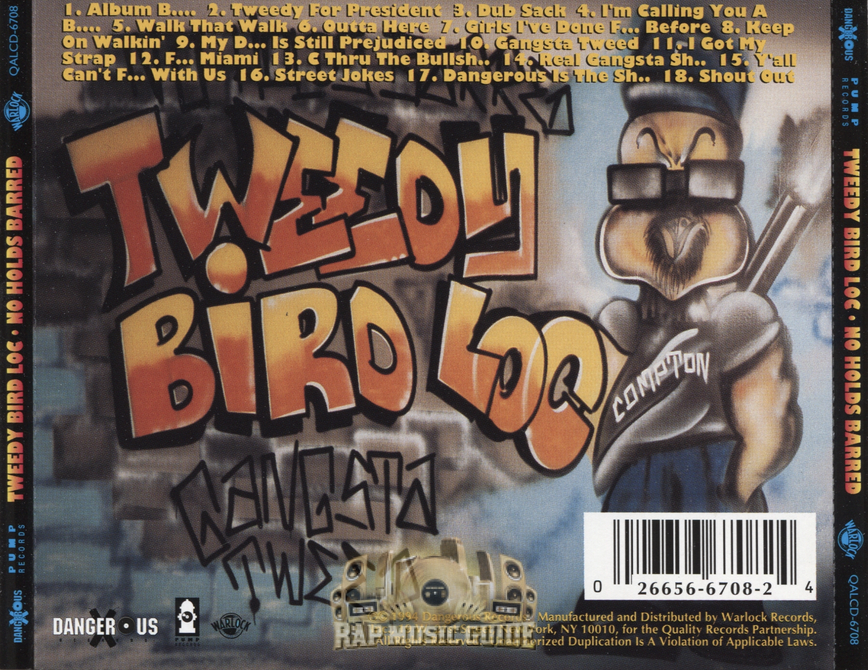 Tweedy Bird Loc - No Holds Barred: CD | Rap Music Guide